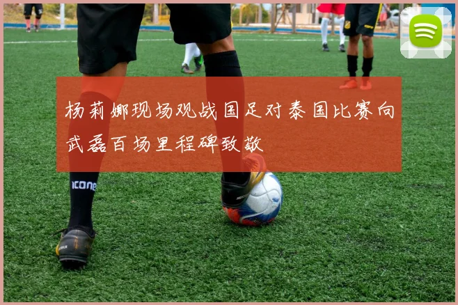 杨莉娜现场观战国足对泰国比赛向武磊百场里程碑致敬